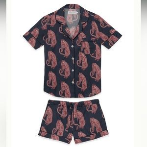 Desmond & Dempsey tiger pajama set